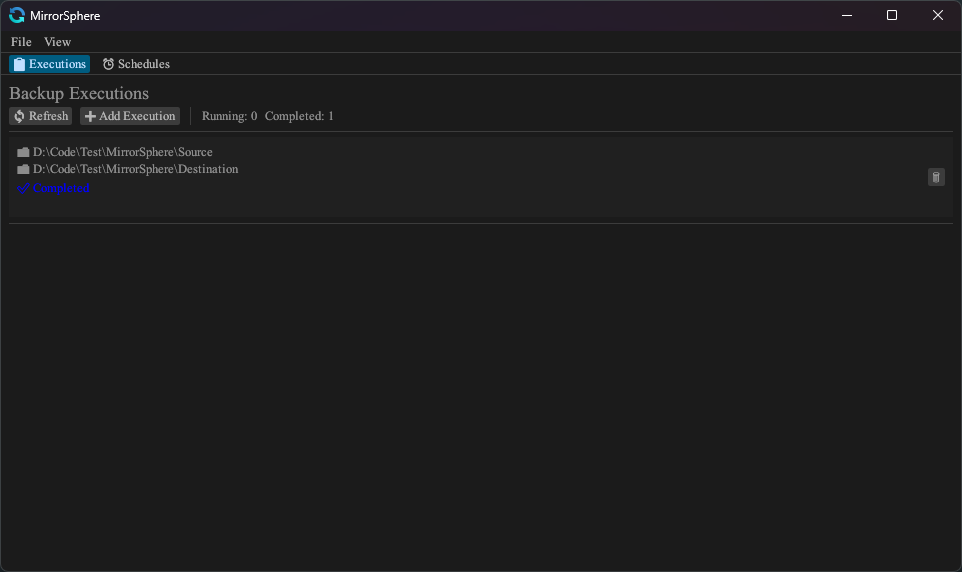 Main Interface