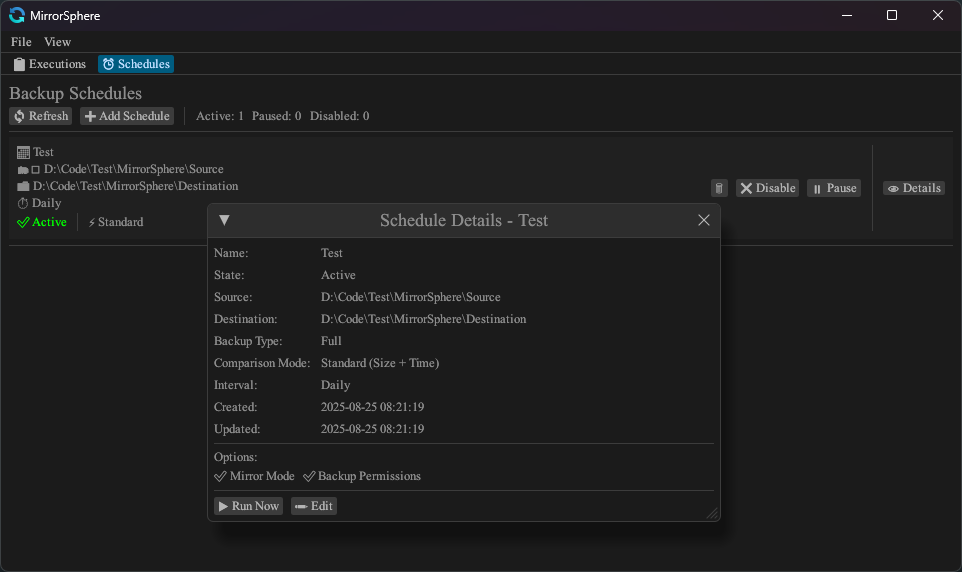 Main Interface